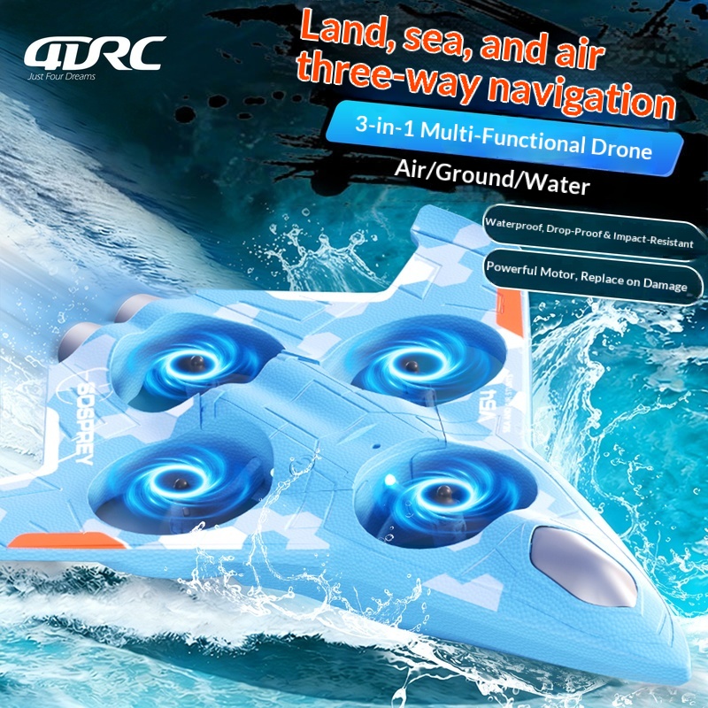 Rc Drone And Flying Car - Sosprey 3-in-1 RC-Drohne für See, Land