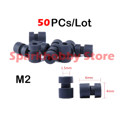 Drone Ball Rc - 50PCS M2 Anti-Vibration Washer Gummi Dämpfung