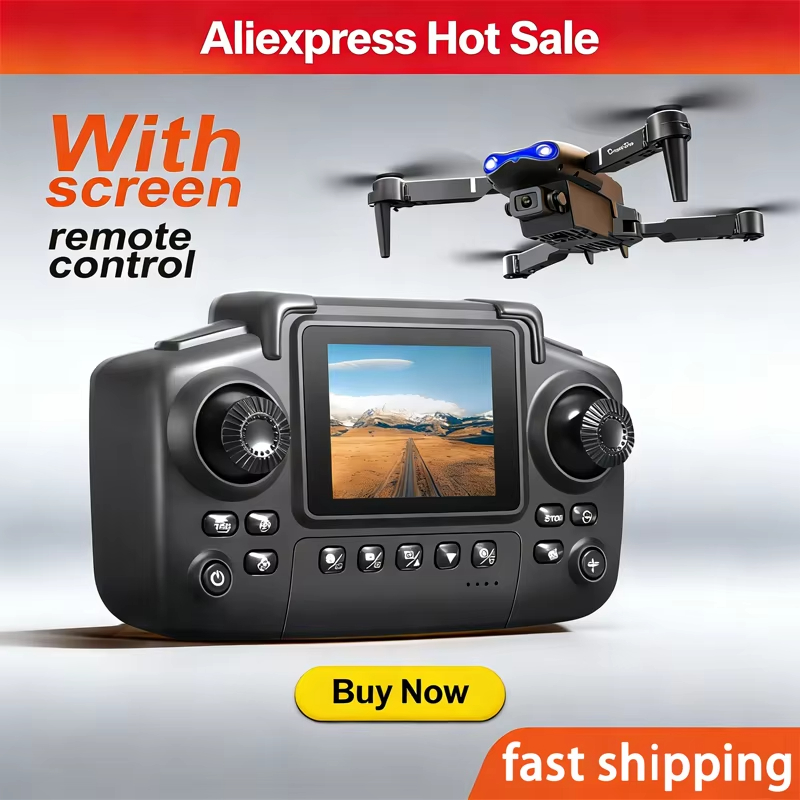 Drone Vera Rc - 2026 Professionelle 6K-Weitwinkel-Drohne E88 mit Bildschirm,
