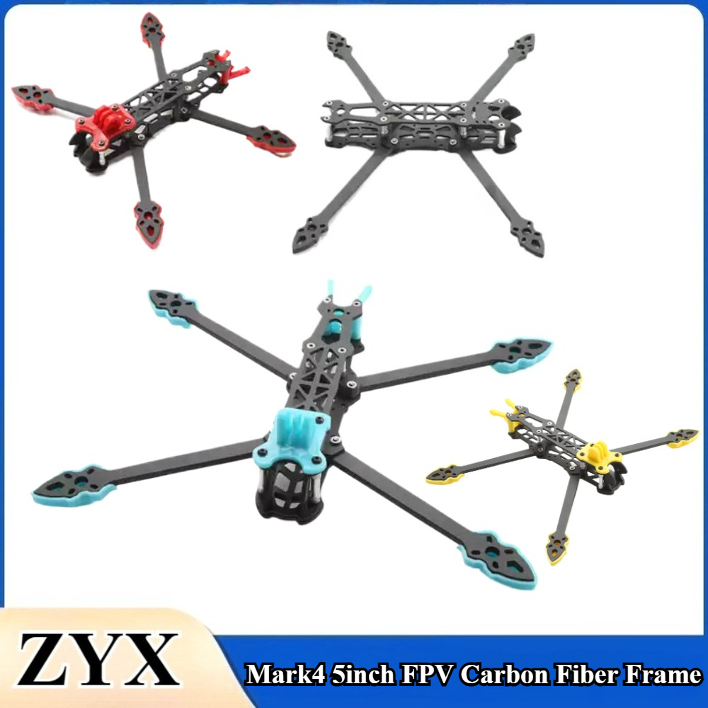 Drone Frame 5 Inch - 1 Stück Mark4 5-Zoll-FPV-Carbonfaser-Rahmen, 225 mm