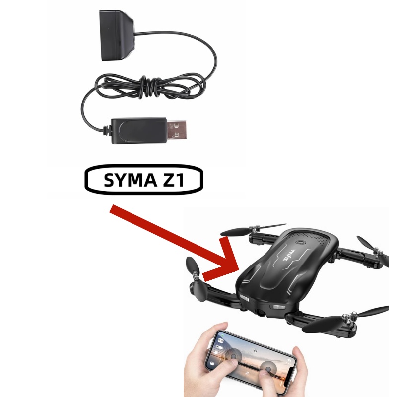 Drone Z1 - Syma Z1 USB-Ladekabel für klappbare Drohne,