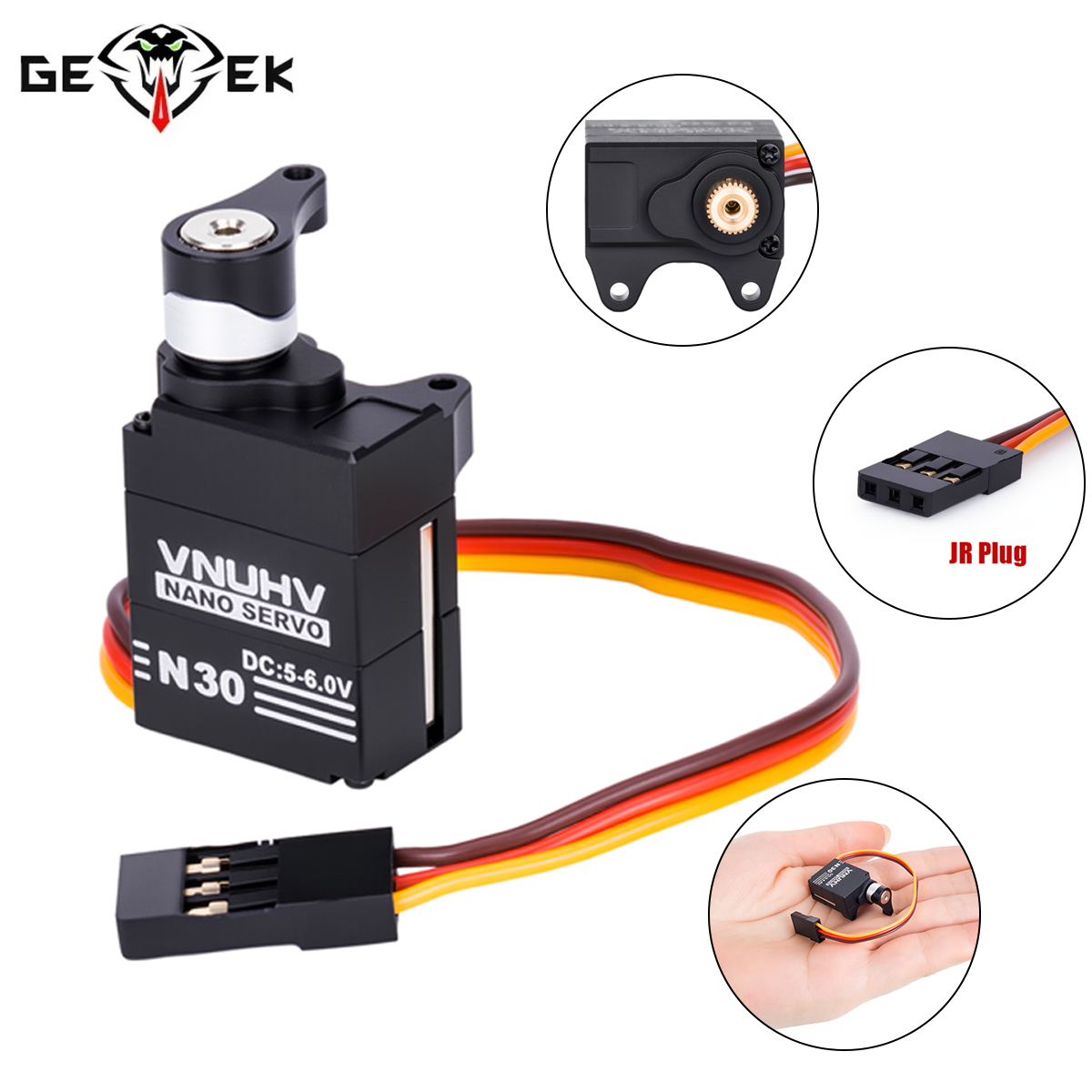 Rc Car Servo - Aluminium Digital-Servo mit Servo-Saver und Metallgetriebe