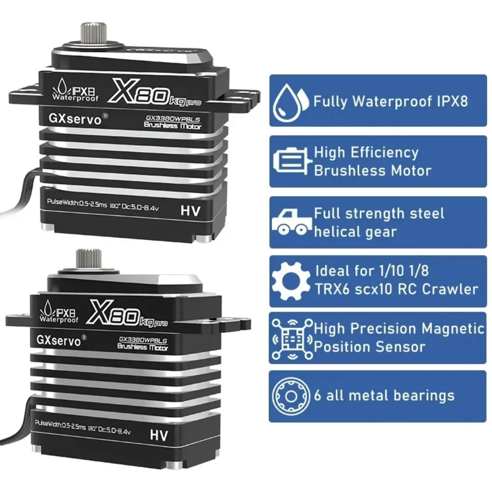 80 kg digitaler Servomotor, Ga – Rc Car Servo Bewertung und Preis
