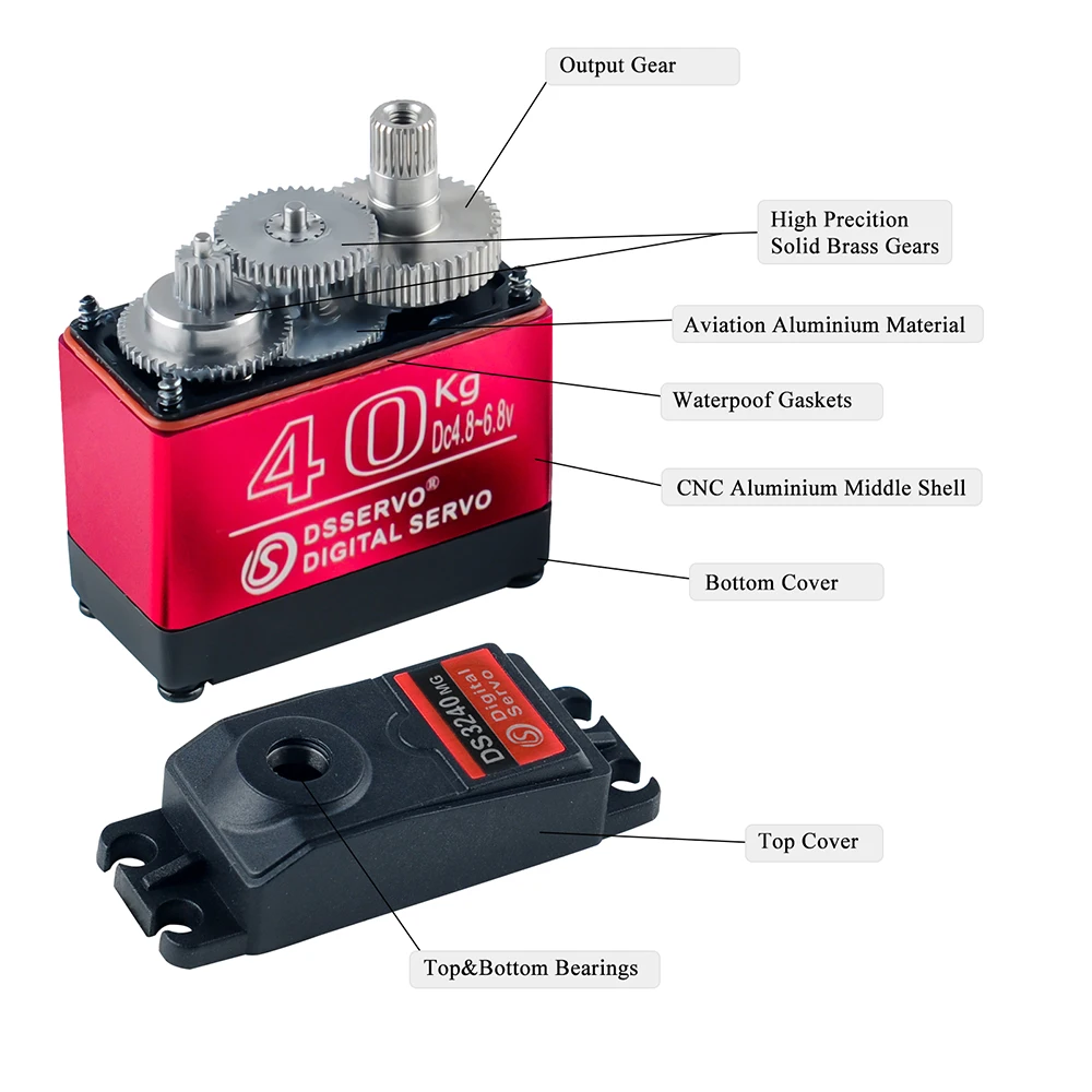 40 kg Dsservo DS3240 großes Dr – Rc Car Servo Bewertung und Preis