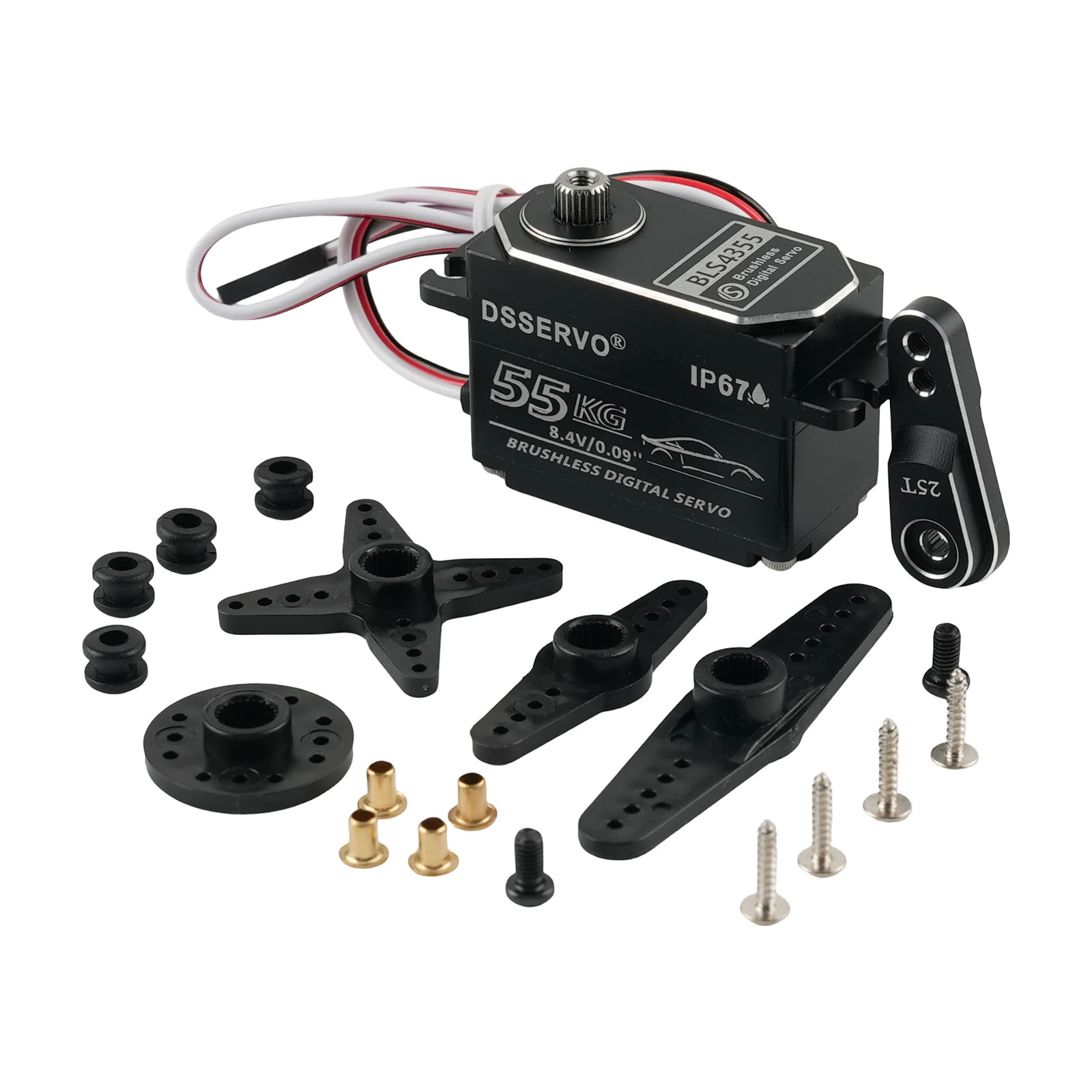 Dsservo BLS4355 55KG Flaches V – Rc Car Servo Bewertung und Preis